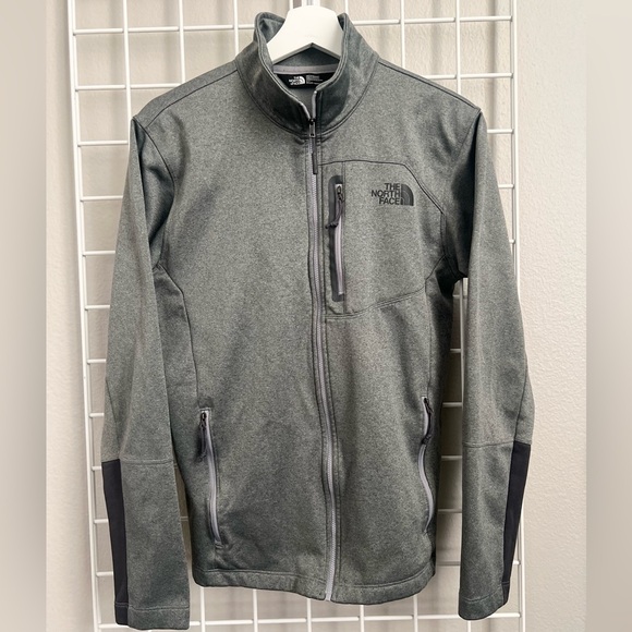 The North Face Gray Full Zip Performance Jacket Mens Small/Petite - Picture 8 of 9